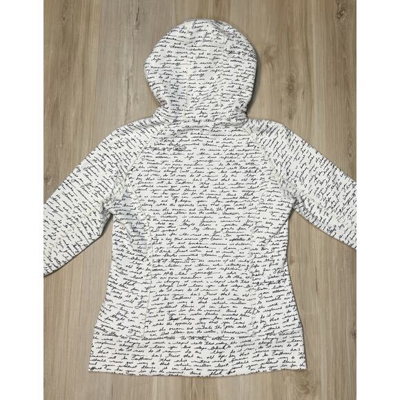 Lululemon Rare Scuba Hoodie II Sz 8 Manifesto Script Ghost RARE Jacket Size 8 - Picture 12 of 16